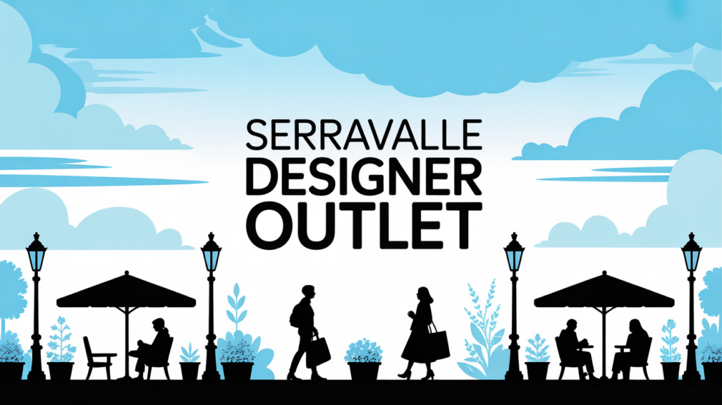 serravalle outlet village vue commerçante