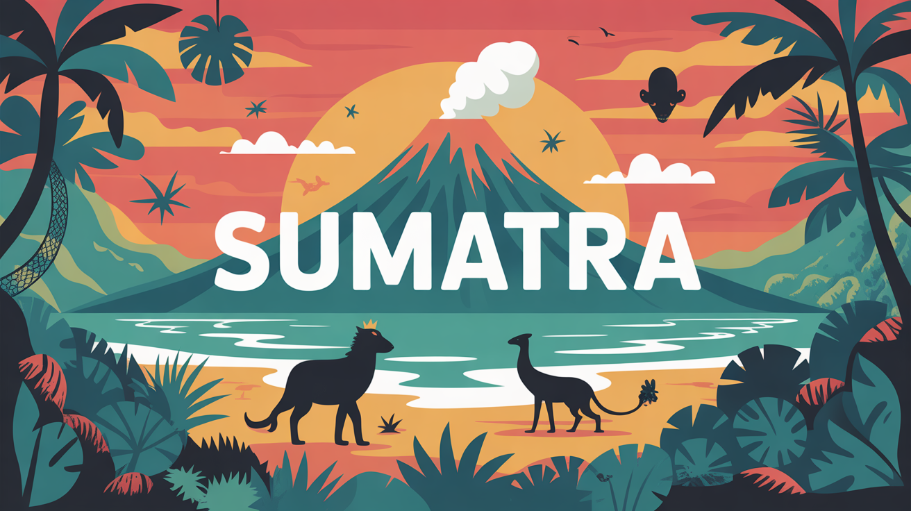 sumatra jungle volcan plage aventure