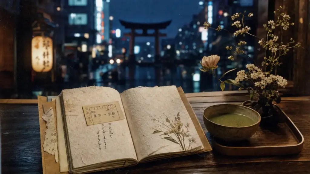 Japon culture : carnet washi, thé vert et torii à Tokyo