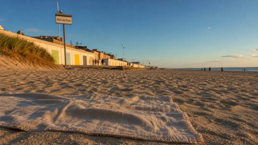 Plage du nord : dunes sauvages et digue animée, famille