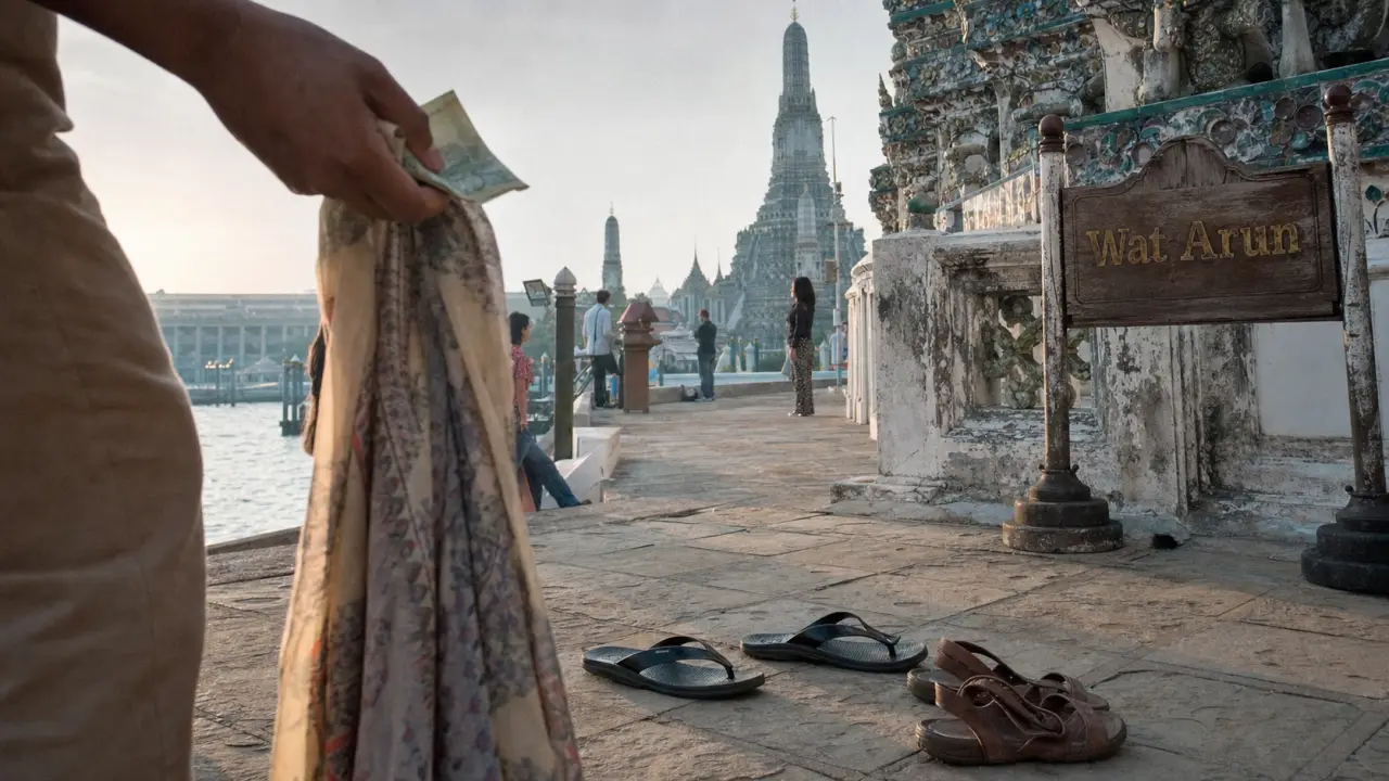 Que faire à Bangkok : Wat Arun près du Chao Phraya