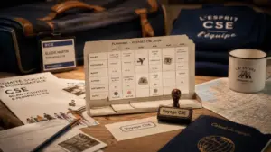 Voyage CSE : documents et planning sur budget