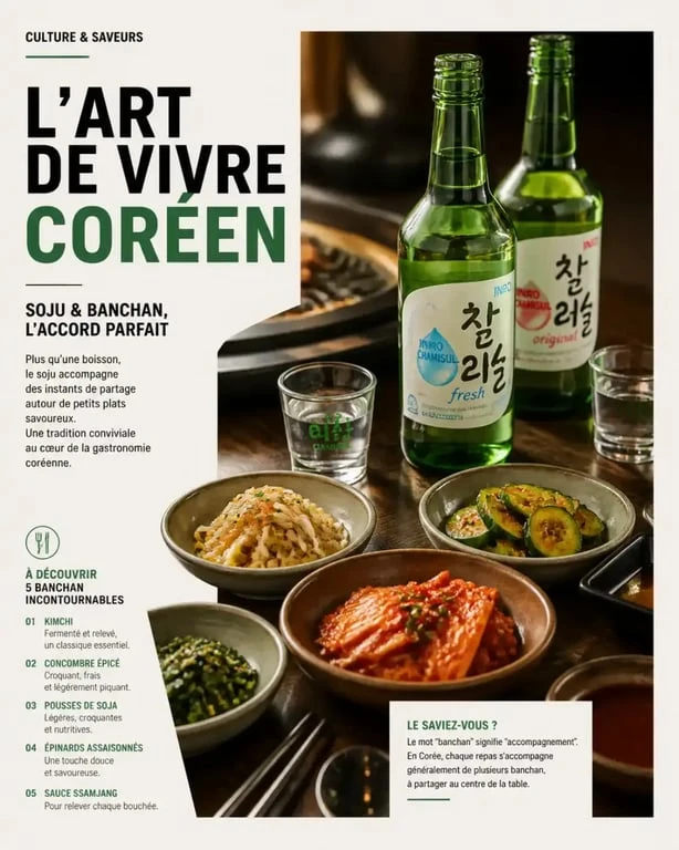 Expérience culinaire au Comptoir Coréen Soju Bar
