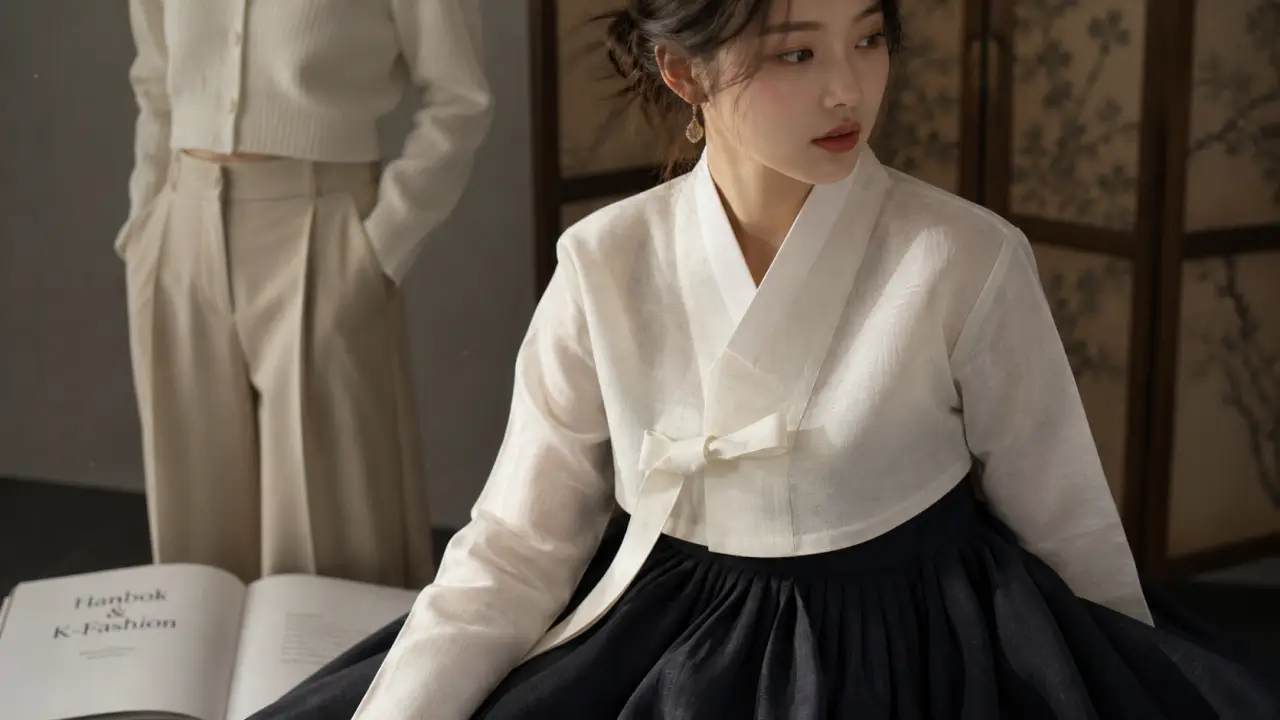 Vêtements coréens : hanbok et K-Fashion en studio
