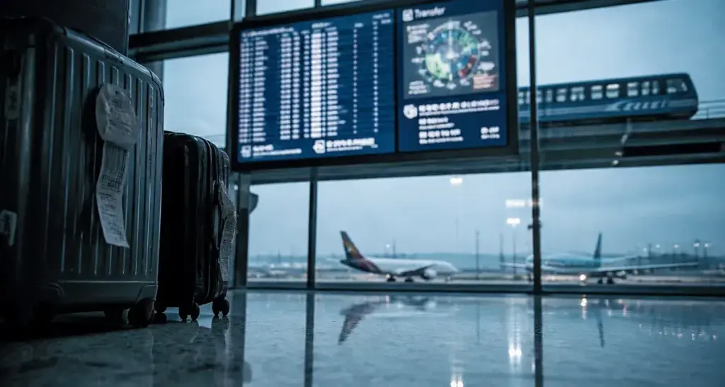 Aéroport corée du sud incheon, train AREX vers Séoul en 43 minutes