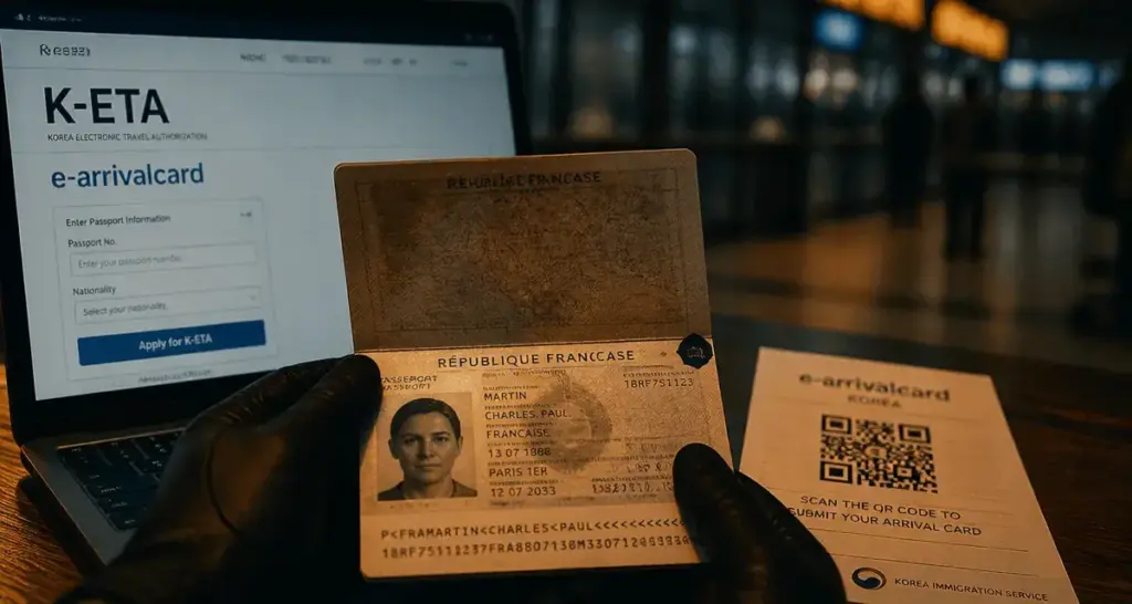 Faut il un visa pour la Corée du Sud : K-ETA et e-Arrival Card pour Français