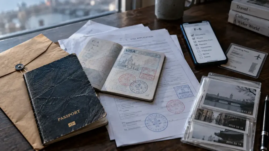visa f6 corée du sud : dossier de visa, formulaires et passeport