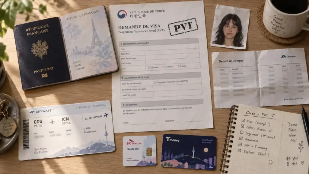 visa pvt corée du sud : dossier incomplet retard départ