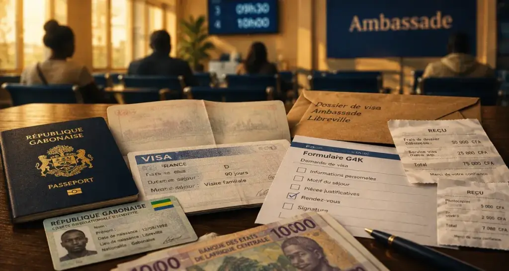 demande de visa corée du sud au gabon : rendez-vous annulé après retard