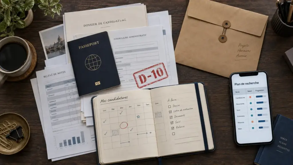 visa d10 corée du sud : dossier de demande et plan de recherche d’emploi